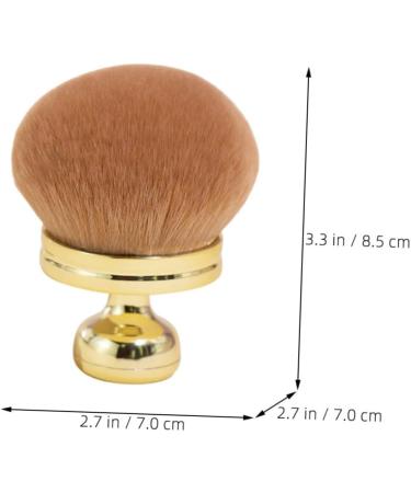 FOYTOKI Fluffy and Soft Makeup Brush Blush Makeup Brush Face Makeup Brushes Travel Size Makeup Brushes Cosmetic Brush Makeup Brush Travel Bulk Makeup Brushes Travel Makeup Brushes 8.50X7.00X7.00CM Golden - Buy Online on SooperMarket.com