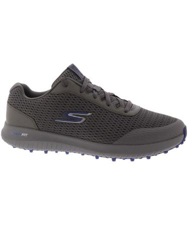 Buy Skechers Men's Drive 5 Arch Fit Golf Shoes - Spikeless Waterproof Sneakers in Charcoal Marine | International Shipping Available - Buy Online on SooperMarket.com