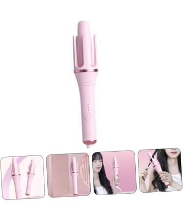 Healeved Fully Automatic Hair Curling Iron Straightener Hair Tool Curling Wand Hair Curlers Pink Abs - Buy Online on SooperMarket.com