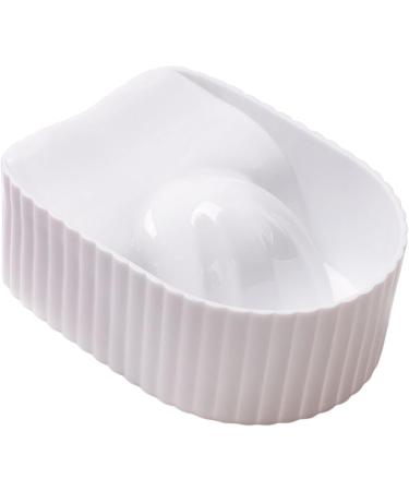 kawehiop Nail Soaking Bowl Manicure SPA Tool for Home Salon Acrylic Remover Durable and Easy to Clean White 14.8x11.5x5.7cm 1Set 1Set White 14.8x11.5x5.7cm - Buy Online on SooperMarket.com