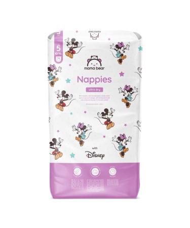 Amazon Brand: Mama Bear Disney Ultra Dry Diapers Size 5 (10-16 kg) White 76 Count (1-Pack) Size 5 (10-16 kg) Single Pack