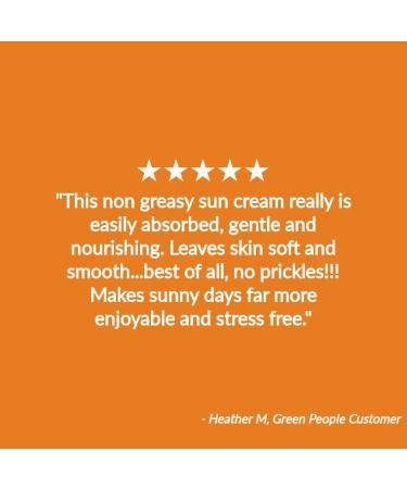 Green People Scent Free Facial Sun Cream SPF30 50ml | Natural Organic Face Sunscreen | Eczema Friendly | Vegan & Cruelty-Free - Buy Online on SooperMarket.com