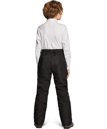 TSLA Youth Winter Cargo Snow Pants | Waterproof Insulated Ski Bottoms - Black (Size 12) - Buy Online on SooperMarket.com