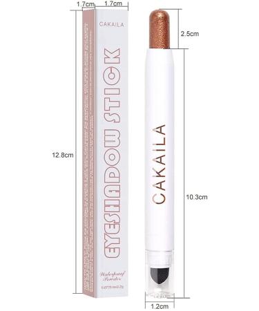 Go Ho Shimmer Cream-to-Powder Eyeshadow Stick - Waterproof 2-in-1 Taupe Shimmer Eyeshadow Pencil Crayon for Easy Application - Buy Online on SooperMarket.com