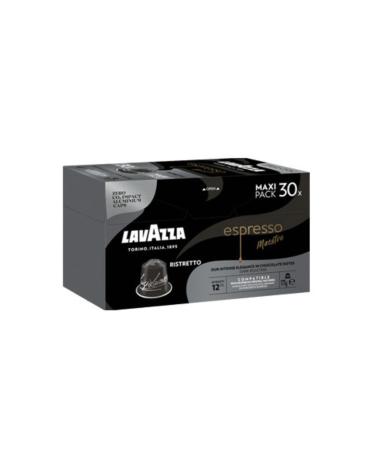 Lavazza Espresso Maestro Ristretto intense and full-bodied 30 capsules Nespresso compatible Espresso Ristretto 30 pieces (1 pack)