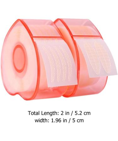 FOMIYES 2 Roll Lace Double Eyelid Sticker Double Eyes Sticker Invisible Double Exfoliating Body Scrub Invisible Tape Baby Milestone Cards Adhesive Strip Tape Strips Heart-shaped - Buy Online on SooperMarket.com
