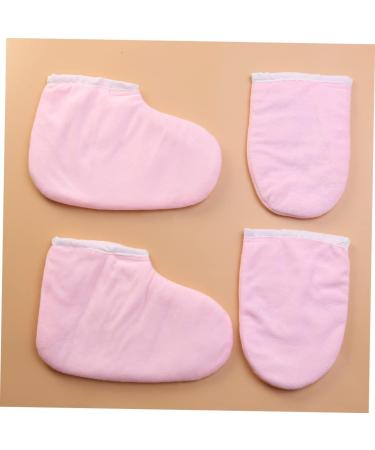 minkissy 2 Pairs Paraffin Wax Gloves Dry Hands Gloves Paraffin Wax Mittens Bath Mitt Heated Glives Mittens Kids Beauty Gloves Paraffin Wax Warmer Mittens Thermal Heated Mitt Product Care - Buy Online on SooperMarket.com