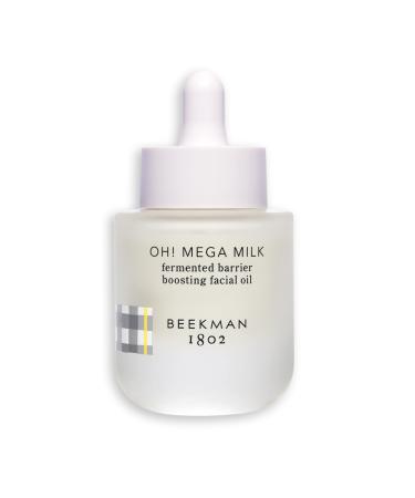 Beekman 1802 Oh! Mega Milk Fermented Barrier Boosting Facial Oil - 1 fl oz - Strengthens & Repairs Skin - Delivers Glow Without the Grease - Good for Sensitive Skin - Cruelty Free