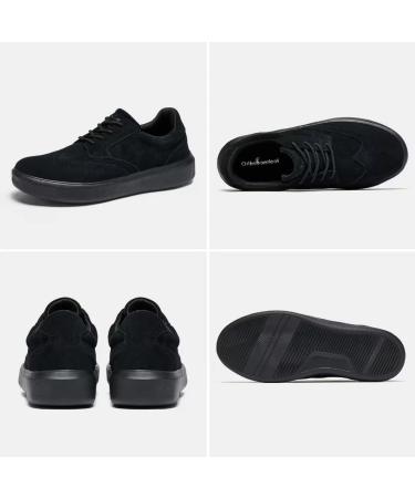 OrthoComfoot Men's Arch Support Fashion Sneakers - Plantar Fasciitis & Orthopedic Shoes - Black Size 11 W - Buy Online on SooperMarket.com