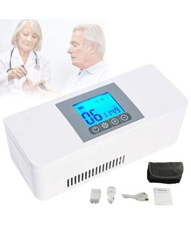 Insulin Refrigerator Mini Fridge 2-8 C Medical Refrigerator Camping Fridge Refrigerated Insulin/interferon/Growth Hormone/Vaccine/Eye Drops and Other Medicines