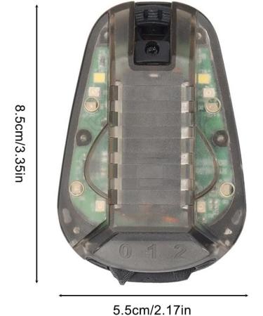 Mioyoow Tactical Helmet Light | Designable IR LED Flashlight for Adventurers | Green Tactical Klipp Light (No Battery) - Buy Online on SooperMarket.com