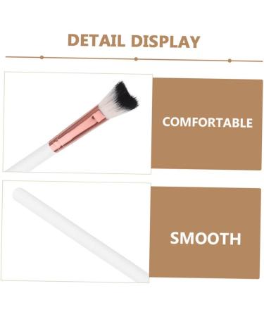 PLAFOPE Fish Tail Brush Blush Brush Highlighter Powder Makeup Brush Loose Powder Brush Contour Brush White 18.50X1.00X1.00CM White - Buy Online on SooperMarket.com