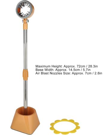 Blow Dryer Holder Stand Hair Dryer Stand Holder Hands Free Flexible Hair Dryer Stand Stainless Steel Adjustable Angle Hair Dryer Holder With Stable Base Easily Install and(Yellow belt flowers) - Buy Online on SooperMarket.com