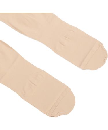 Thigh-High Compression Stockings for Varicose Veins - Beige 23-32 mmHg Closed Toe Sports Socks | International Shipping Available - Buy Online on SooperMarket.com