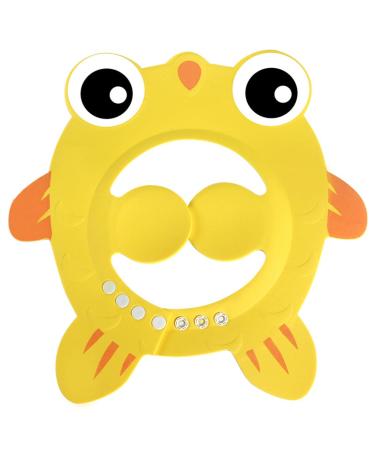 Shower hood children baby adjustable cute cartoon hair washing child protection shield shampoo protection baby visor for eyes and ears crown