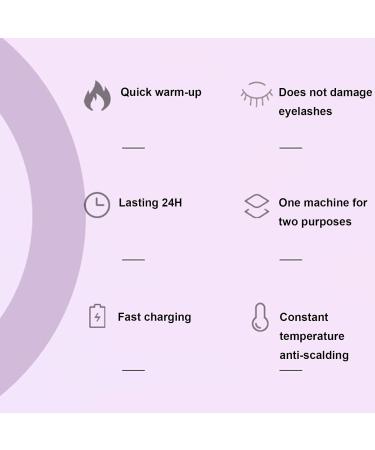 Lnhgh Heated Eyelash Curler | Rechargeable Lash Styler Lash for Eyelash Styling | Long-Lasting Lash Styling Heater for Daily Commutes Working Dates Without Fan - Buy Online on SooperMarket.com
