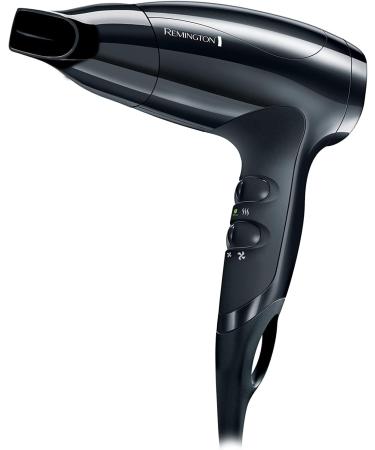 Remington D5000 Compact Hair Dryer - 1800W Travel-Friendly Design 3 Heat & 2 Speed Settings ECO Mode - Buy Online on SooperMarket.com