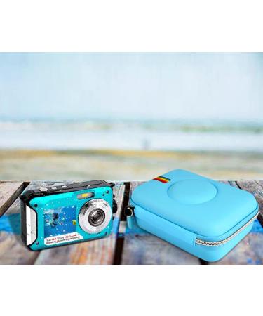 Leayjeen Digital Camera Case - Blue | Compatible with YISENCE/Kaisoon Tech/Canon Portable Cameras | Waterproof, Full HD Video | Accessories Case | (Case Only) - Buy Online on SooperMarket.com