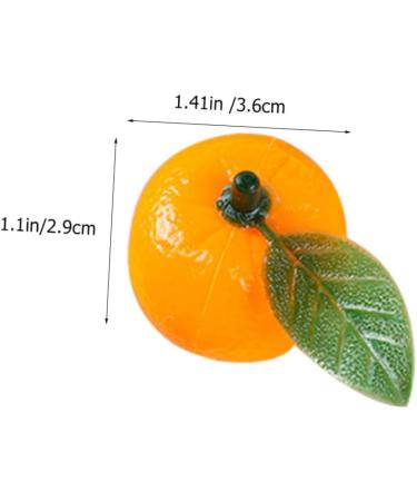 Alipis 50pcs orange cupboard desktop toys plastic teaching aids decorations Model Toy accessories mini Scene Photography Props decorate window False Orange Decor fake fruit - Buy Online on SooperMarket.com