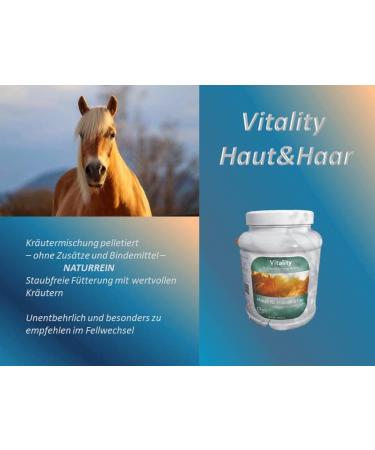 Herbal Mixture Vitality Skin & Hair Active Pellets for Horses - Grain-Free Coat Change & Mud Fever Relief | Barbara Seitz 1000g - Buy Online on SooperMarket.com