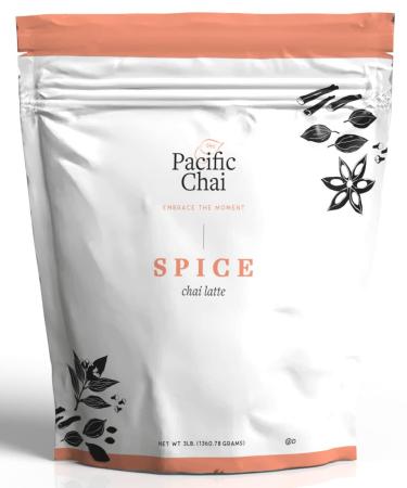 Pacific Chai latte Spice Instant Powder Mix, 3 lb Spice Chai 3 Pound (Pack of 1)