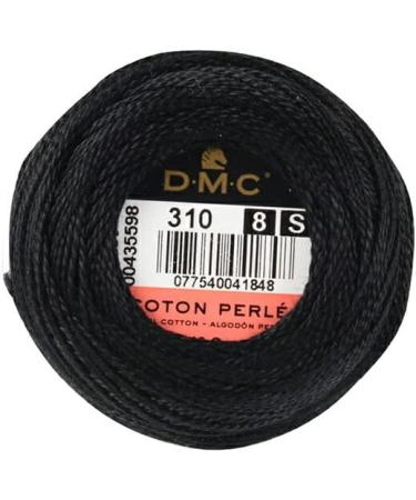 DMC 116 Black Size 8 Pearl Cotton Thread Balls - Pack of 310 - Buy Online on SooperMarket.com