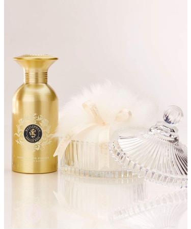 Shelley Kyle McClendon Talc Free Body and Linen Powder Gift Set with Large Puff and Crystal Dish 326g