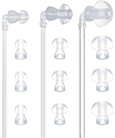 JIAHAO 3 x Universal Sound Tube + 9 x Ear Plugs/eartips/Domes for BTE Hearing Aids+1x Battery Changing Metal Loop - Buy Online on SooperMarket.com