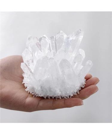 Natural Crystal Cluster Rock Quartz Minerals Rough Stone Stones Home Decoration 500-650g Suitable for Furniture Decoration Full of Texture (Color : Green) - Buy Online on SooperMarket.com