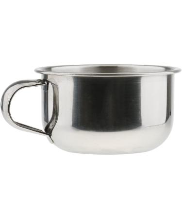 Bonarty 5pcs Rust Proof Stainless Steel Men's Barber Shaving Mug Bowl Soap Cup for Brush - Buy Online on SooperMarket.com