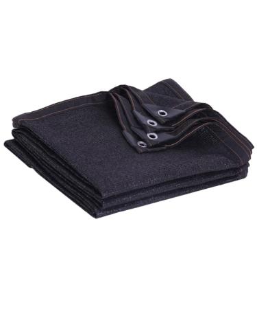 Kisangel Courtyard Shading Net Cultivation Shading Net Garden Net Punch Hole Sun Visor 300.00X300.00X0.50CM Black