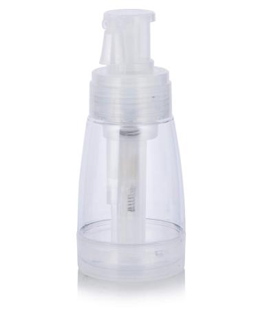 Clear Powder Spray PET Bottle with Locking Nozzle 6 oz / 180 ml + Label - Buy Online on SooperMarket.com