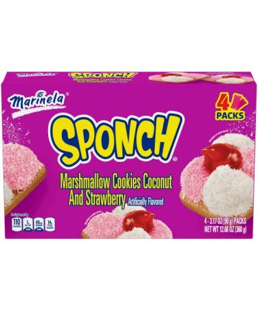 Marinela Sponch Marshmallow Cookies | 3 Pack | 12 Count - 8 Count (Pack of 3) - Buy Online on SooperMarket.com