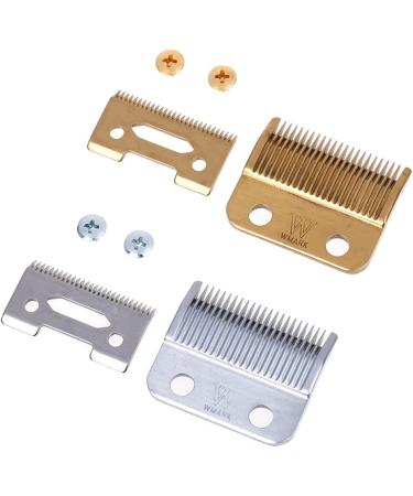 Lukasz 2Set Replace Cutter Head Metal Bottom Clipper Blade for Electric Shaver-Golden & Silver - Buy Online on SooperMarket.com