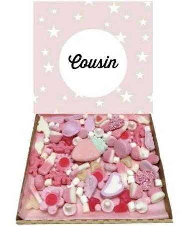 Cousin Pick n Mix 300g Pink Sweets pick and mix Selection Box Gummy Sweet Hamper Birthday Christmas Gift - Buy Online on SooperMarket.com