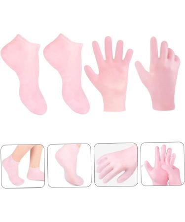 ABOOFAN 3 Sets Hydrating Sock Gloves Moisturizing Anti- Cracks Foot Care Socks Hydrating Foot Socks Dry Crack Heel Socks Gel Boat Socks Heel Socks Protector Elasticity Sebs Short Boots - Buy Online on SooperMarket.com