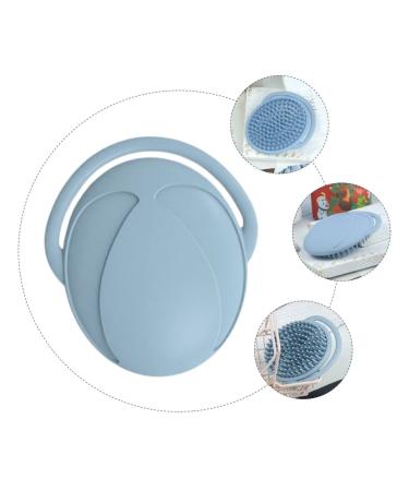 Hemoton Silicone Shampoo Brush for Babies and Kids - Blue - Buy Online on SooperMarket.com