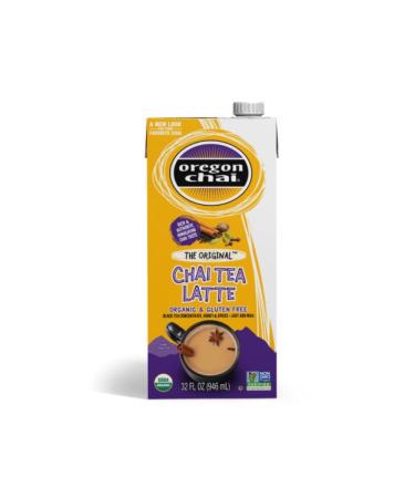 Oregon Chai, Organic and Gluten Free Chai Tea Latte Concentrate, The Original, 32 Ounce Boxes (Pack of 6) ORIGINAL 6