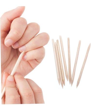 Wooden Orange Sticks Nail Cuticle Stick for Pusher Remover Manicure Art Pedicure Pedicure Tools 100PCS Beauty tools - Buy Online on SooperMarket.com
