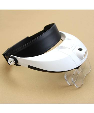 LED Lamp Light Headband Headset for Head Jeweler Magnifier Glass Loup 5.5X - Buy Online on SooperMarket.com