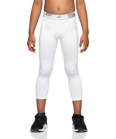 TSLA Boys Youth UPF 50+ Compression Pants 2-Pack, White/Blue, Size 6 - Buy Online on SooperMarket.com