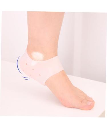 FOMIYES 5 Pairs Anti-Cracking Heel Socks Crack Heel Gel Socks Hydrating Socks High Heel Socks Vented Moisturizing Gel Heel Socks Silicone Protective Sleeve Foot Moisturizing Socks White - Buy Online on SooperMarket.com