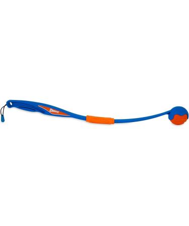 Chuckit! Fetch & Fold Dog Ball Launcher Set - Hands Free Rubber Fetch Toy for Dogs - Buy Online on SooperMarket.com