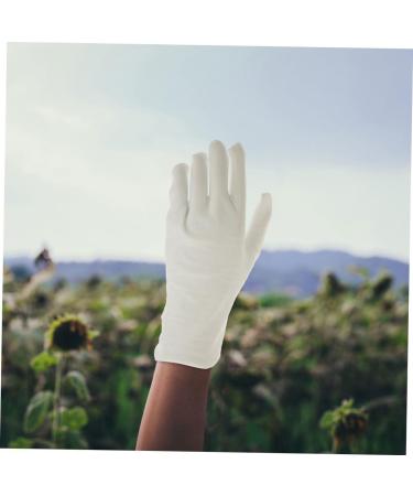 PLAFOPE 12 Pairs Moisturizing Gloves Work Gloves Working Gloves Moisturizing Overnight Gloves Cotton White - Buy Online on SooperMarket.com