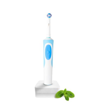 Dabblu toothbrush holder modern design for your oral B electric toothbrush anti-slip pads robust concrete construction order and elegance for your bathroom white