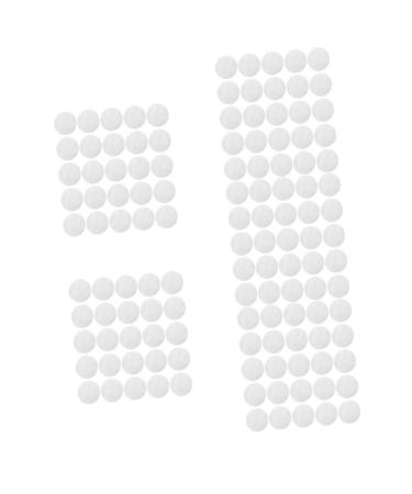 Beaupretty 1000 Pcs Cleansing Cotton Non-Woven Fabric White Nail Polish Touch Whitex5pcs 6x6cmx5pcs