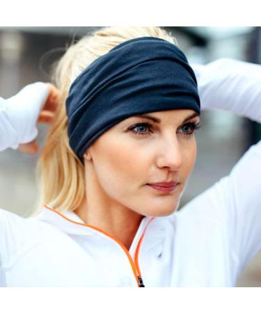 6 Pieces Sport Hair Accessories Unisex Spandex Dreadlocks Bands Elastic Long Hair Dreads Head Wraps Braids Bonnet Solid Colors Soft Headband For Men And Women - Buy Online on SooperMarket.com