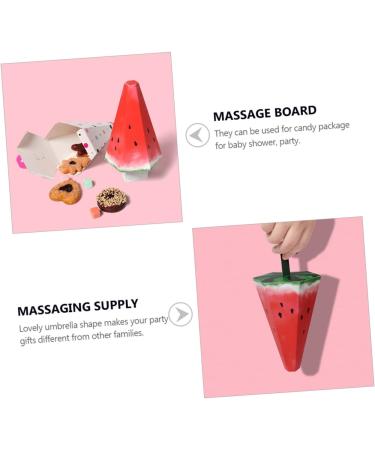 HOMSFOU 25 Pcs Candy Box Kawaii Desk Kids Gift Bags Kids Goodie Bags Floor Stickers for Office Gourds Dried for Crafts Containers for Kids Candy for Kids Sweets Watermelon Paper 14X8.3cm Assorted Color 1 - Buy Online on SooperMarket.com