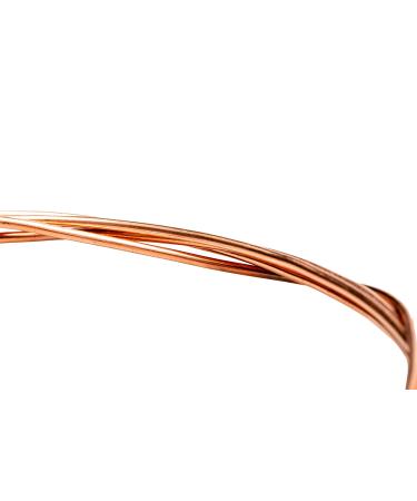 12 Gauge  99.9% Pure Copper Wire (Round) Dead Soft CDA #110 Made in USA - 5FT by CRAFT WIRE 12 Gauge 5 Feet - Buy Online on SooperMarket.com