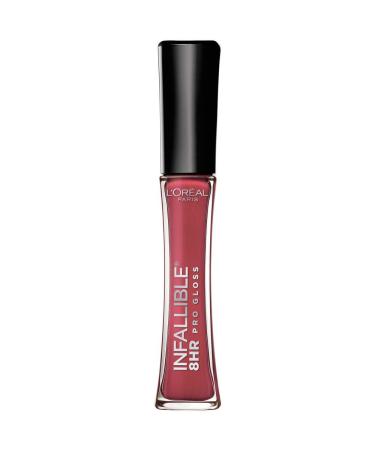L'Or al Paris Makeup Infallible 8 Hour Hydrating Lip Gloss  Bloom  0.21 Fl Oz Bloom 1 Count (Pack of 1)
